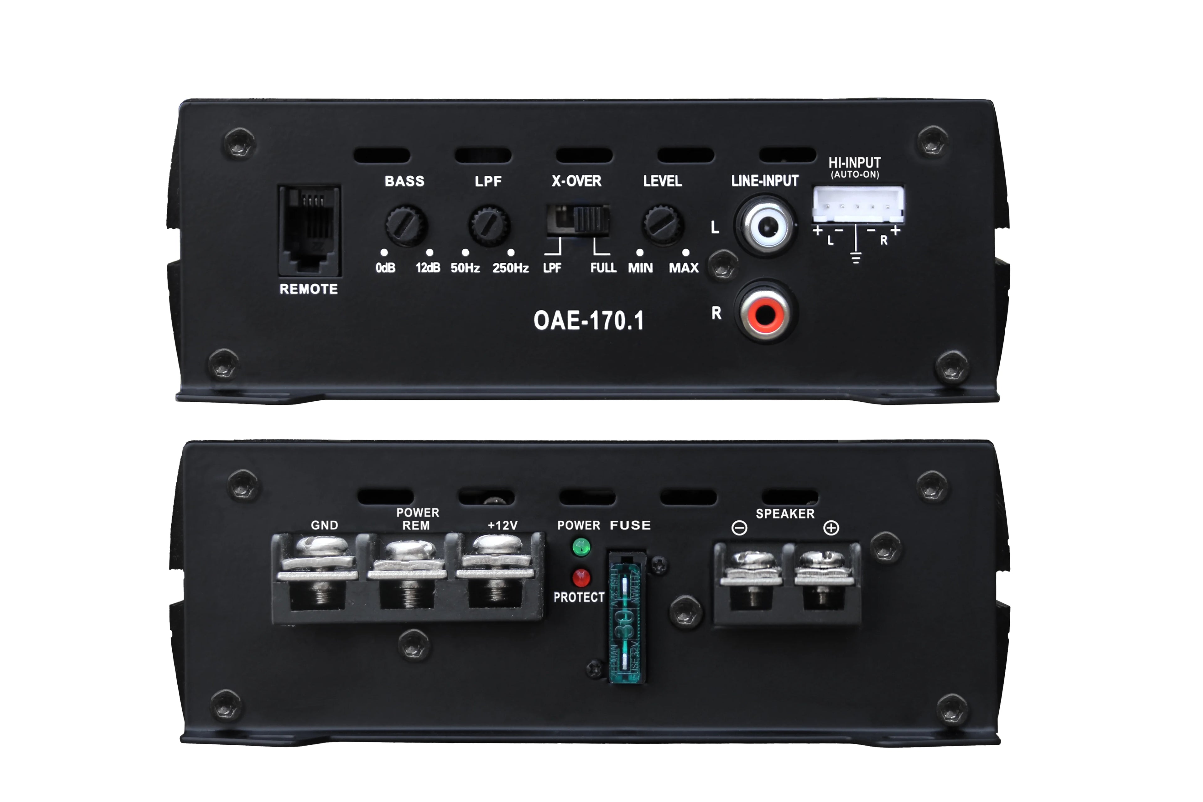 Car Audio Subwoofer Amplifier - Monoblock, Class A/B, 340W N3823