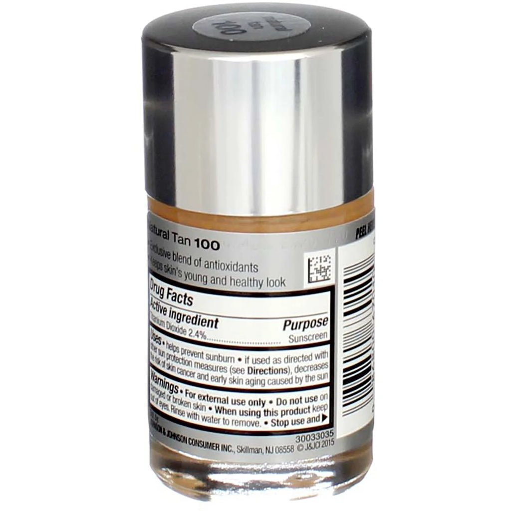 Liquid Makeup SPF 20, Natural Tan, 1 oz (Pack of 2) Y32679