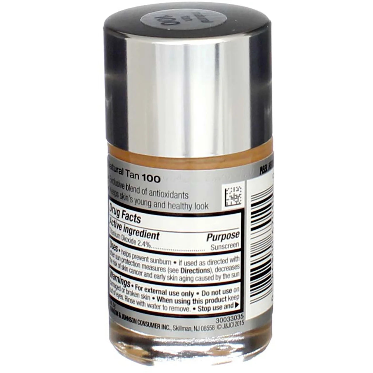 Liquid Makeup SPF 20, Natural Tan, 1 oz (Pack of 2) Y32679