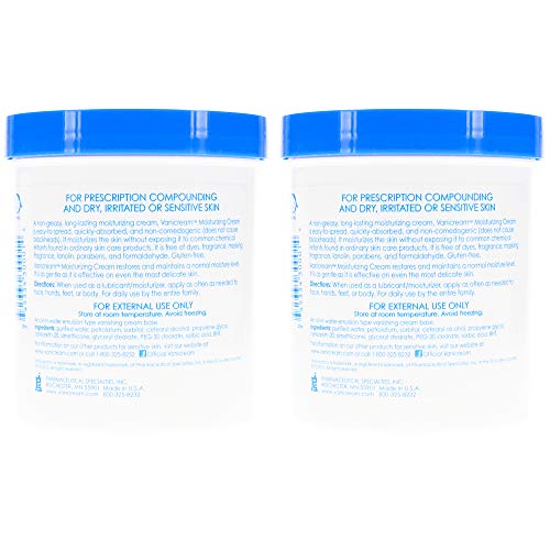 Moisturizing Skin Cream for Sensitive Skin, 4 oz (Pack of 2) B6980