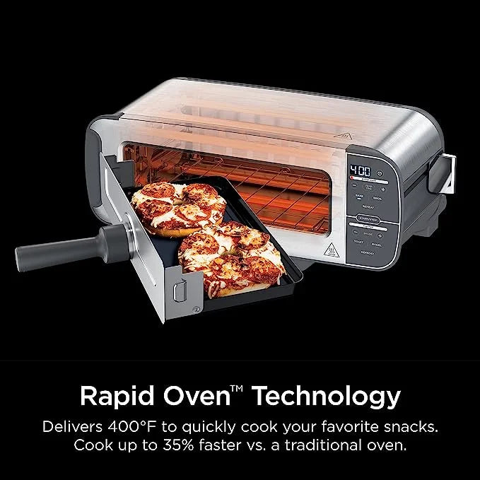 Compact Toaster Oven with Air Fryer, Stainless Steel M314