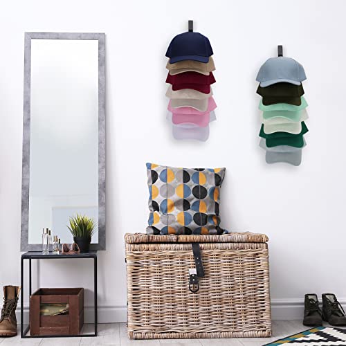 Wall Hat Rack for Baseball Caps, Wooden 2 Pack W56565