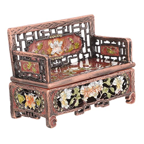 3pcs Metal Ring Miniature Furniture Ornaments Desk Decorations Storage Box B211