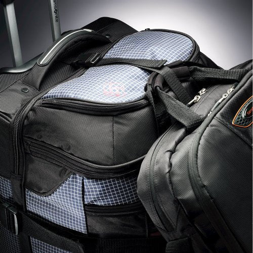 Ripstop Wheeled Rolling Duffel Bag, Blue, 30 Inch V9785
