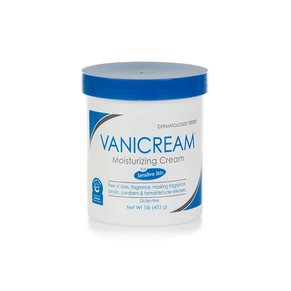 Moisturizing Skin Cream with Pump Dispenser for Sensitive Skin V356