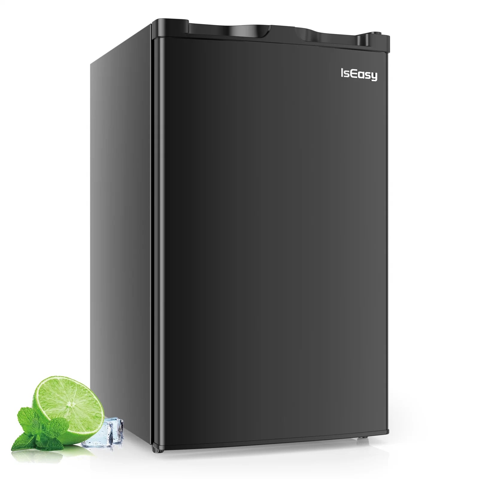 Mini Fridge with Freezer, Compact, Low Noise, Black H528813
