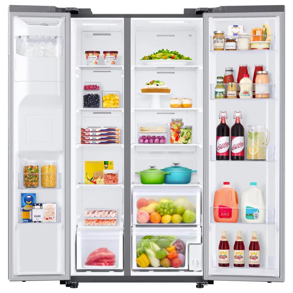 Counter Depth Side-by-Side Refrigerator, 22 cu. ft., Stainless Steel S106746
