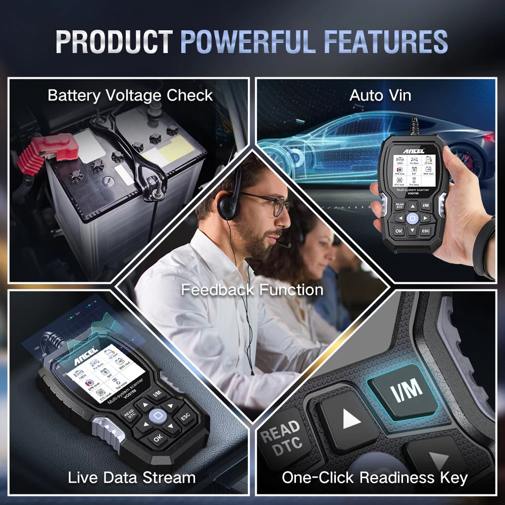 OBD2 Scanner for Volvo Vehicles Full System Diagnostic Tool H510