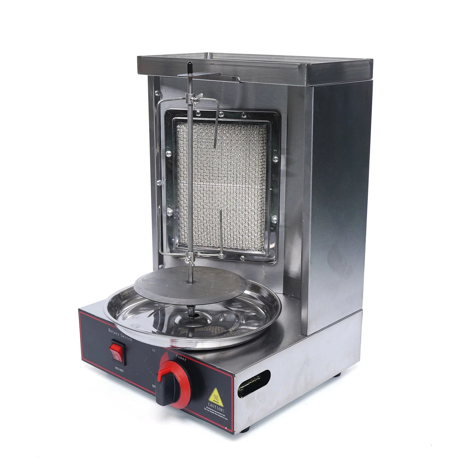 Vertical Gas Grill BBQ Rotisserie Smokeless Broiler W7687