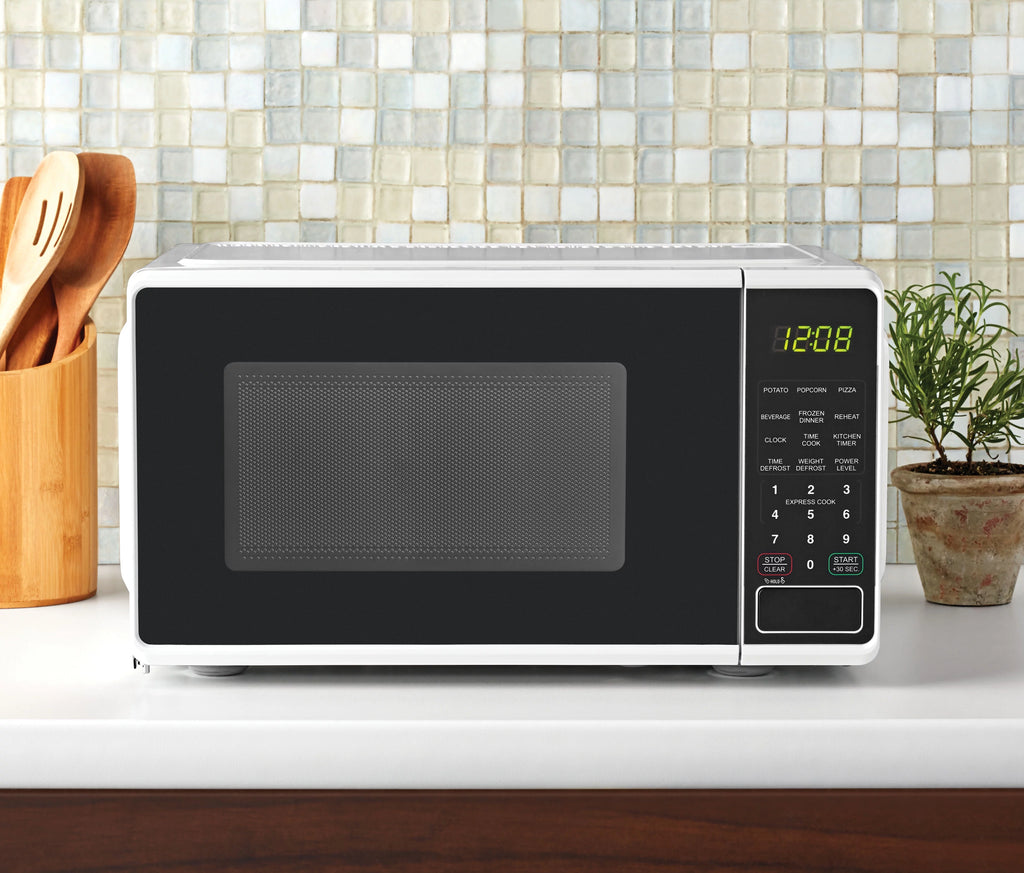 Countertop Microwave Oven 0.7 Cu Ft 700 Watts White U8362