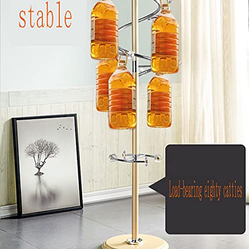Stainless Steel Floor Coat Rack with Hat Hanger O17017