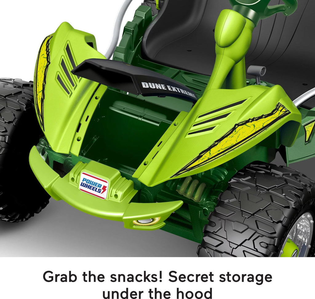 12V Battery-Powered Ride-On Vehicle with Storage Area, Green X41766