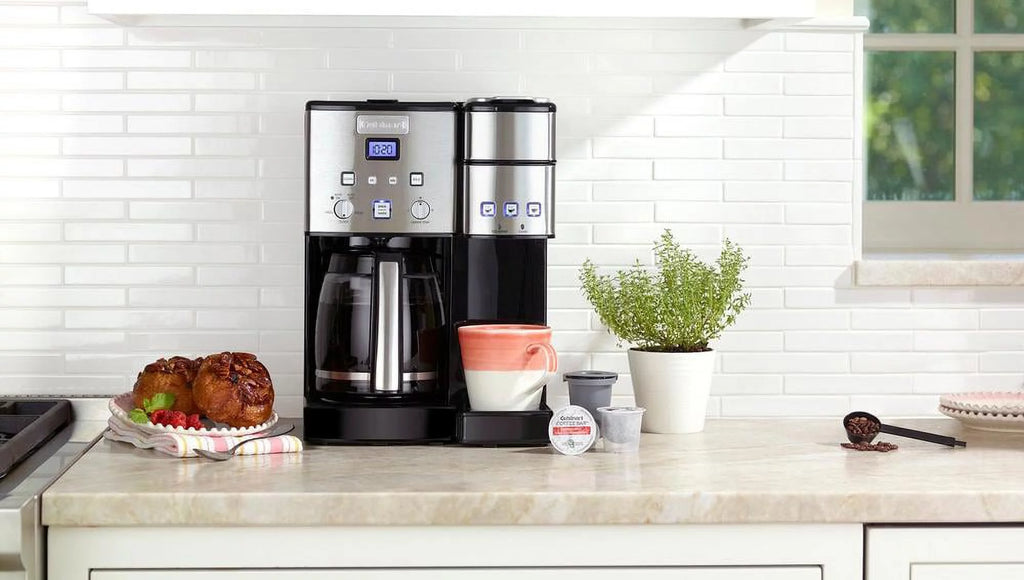 12 Cup Coffee Maker and Single-Serve Brewer V694717