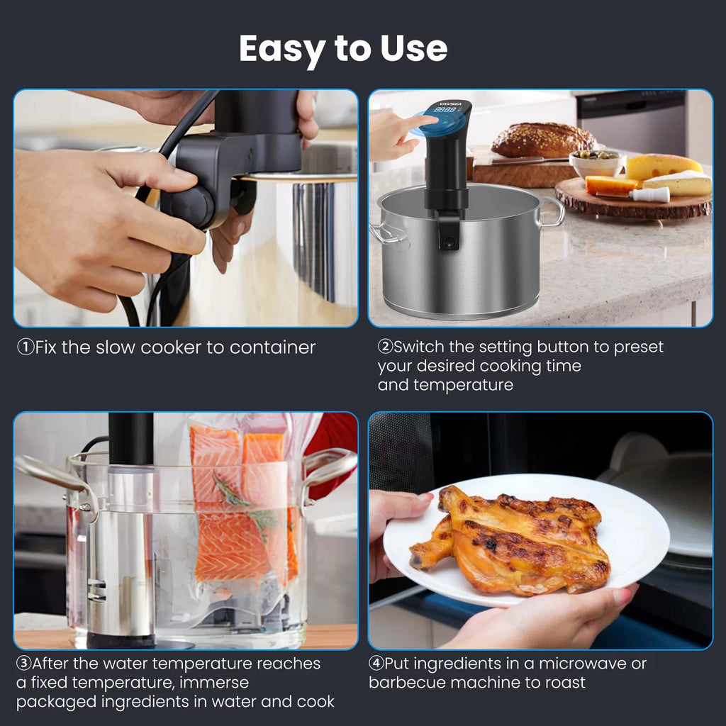 Sous Vide Machine, Precision Cooker with Digital Touch Screen S74181