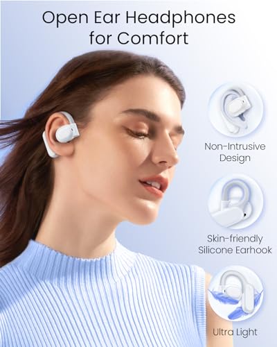 Open Ear Wireless Earbuds with Earhooks for Running Workout R640
