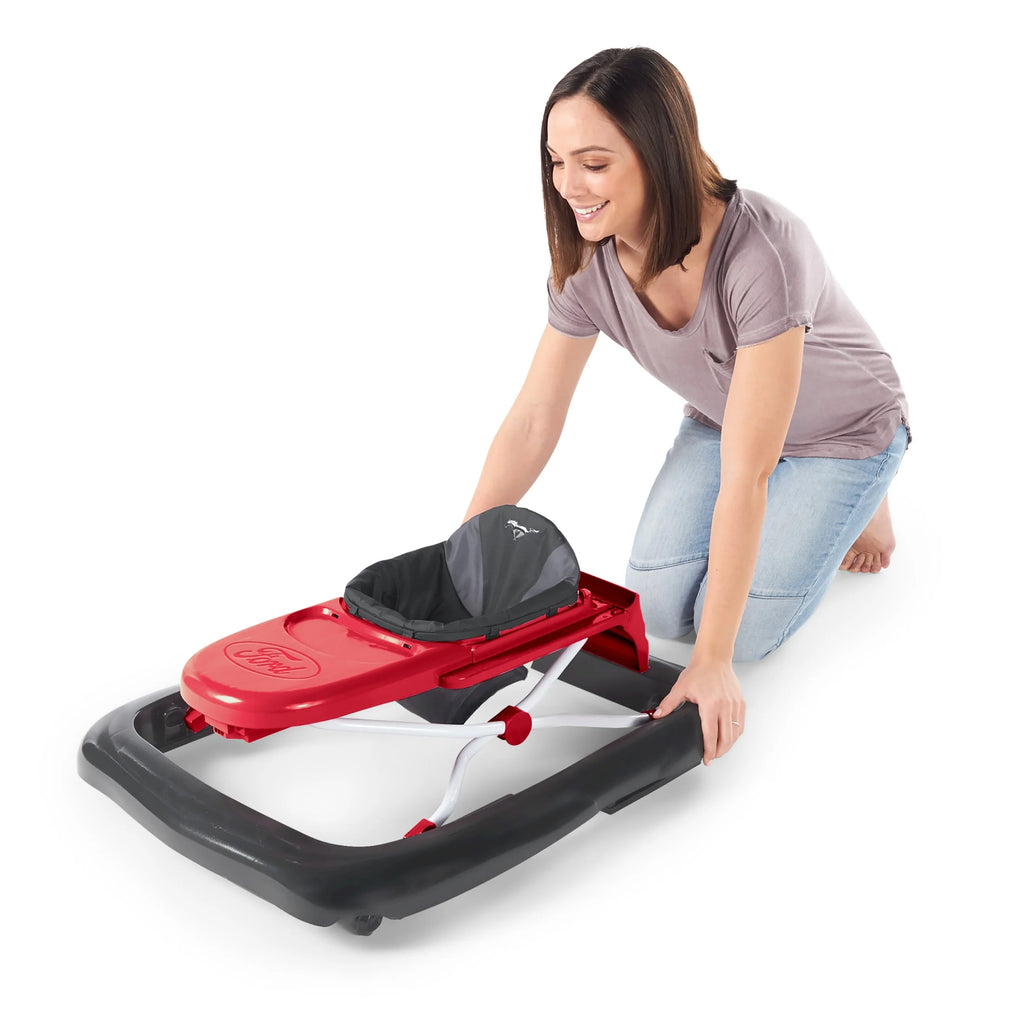 4-in-1 Adjustable Baby Walker with Removable Steering Wheel R395