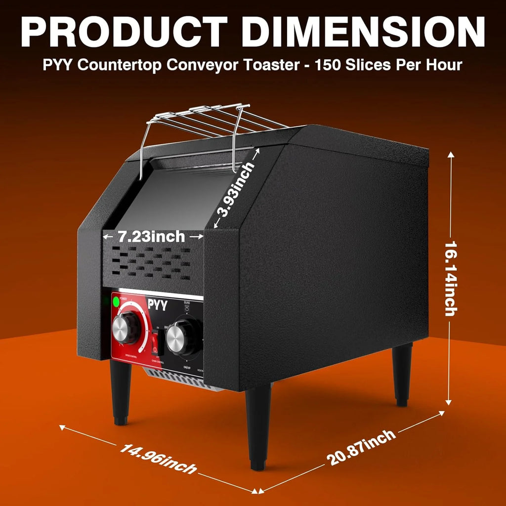 Electric Conveyor Toaster for Restaurant Bun Bagel Bread J3876