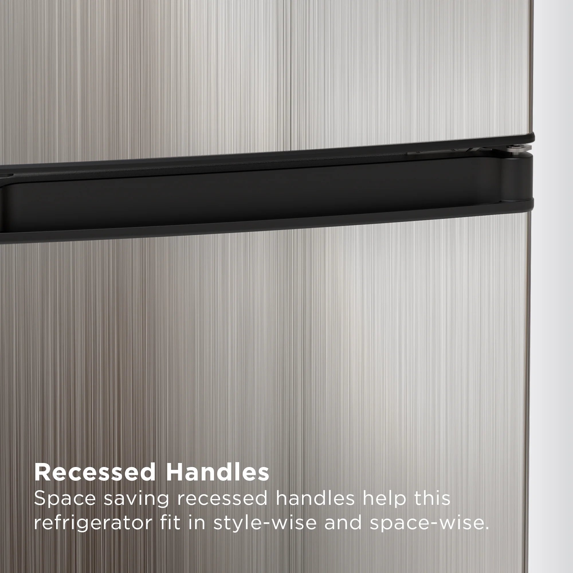 Two Door Refrigerator, 4.5 Cu. Ft., Stainless Look G2252