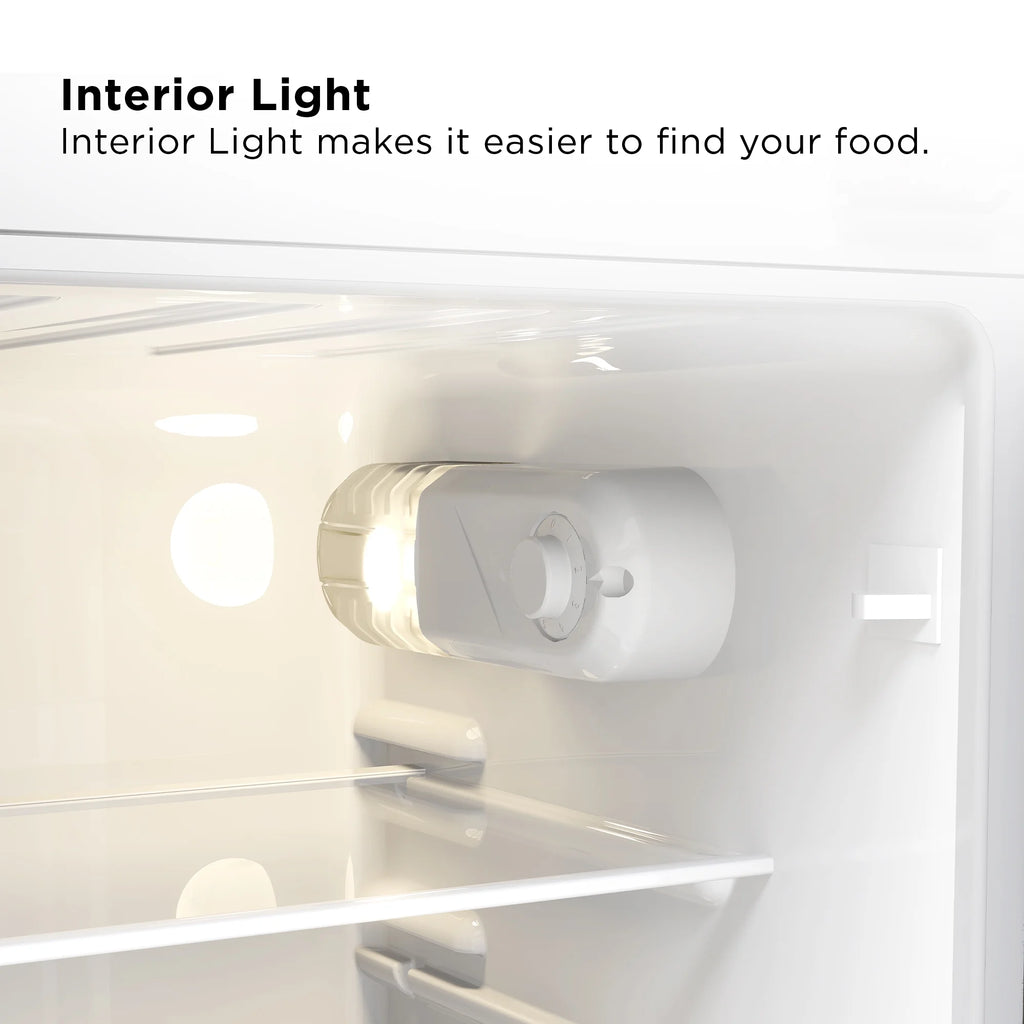 Two Door Refrigerator, 4.5 Cu. Ft., Stainless Look G2252