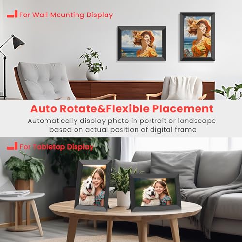 10.1 Inch Digital Picture Frame with WiFi, HD Touch Screen and 32GB Memory D839