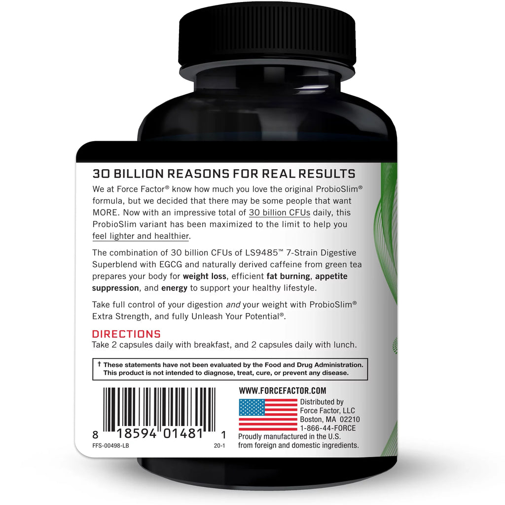 Probiotic Supplement, 30 Billion CFUs, 120 Capsules X85980