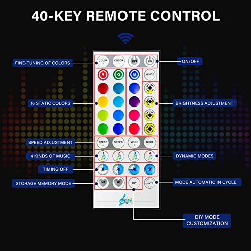 LED Lighted Liquor Shelves, 24 Inch Bar Bottle Display Shelf, Remote Control E947942