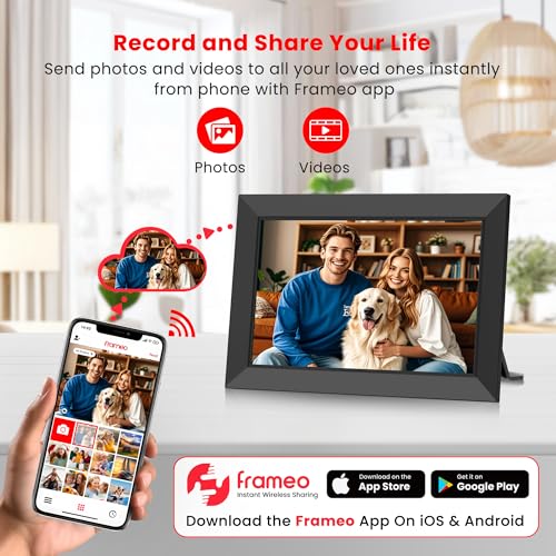 10.1 Inch Digital Picture Frame with WiFi, HD Touch Screen and 32GB Memory D839