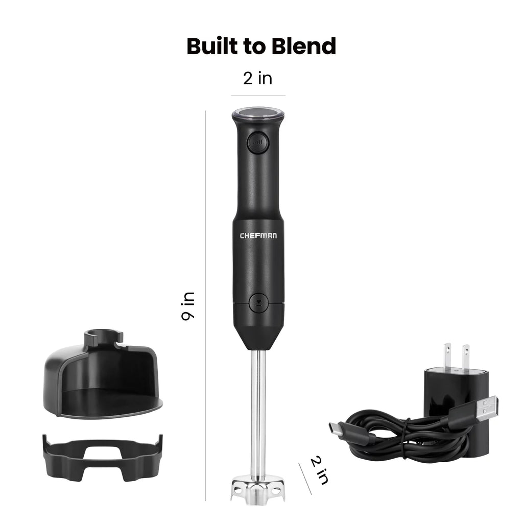 Cordless Handheld Immersion Blender, Variable Speed, Black Z8474
