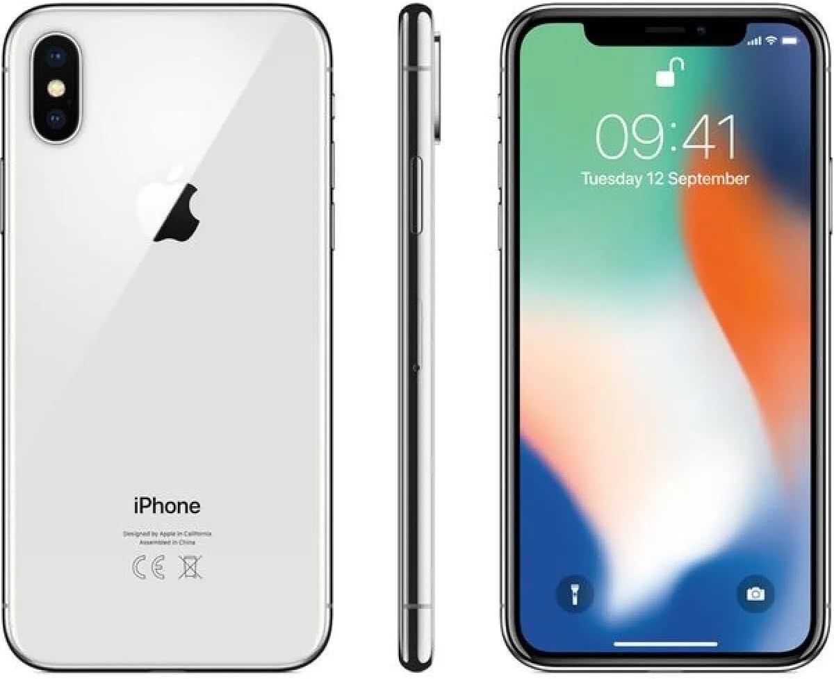 iPhone X 64GB Unlocked - Silver V485