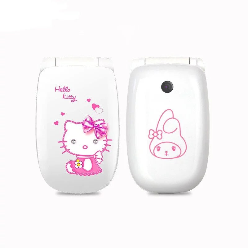 Mini Flip Phone 2G GSM Cellphone for Women K88356