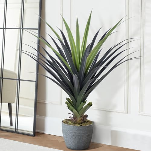Artificial Spiked Agave Plant 3ft UV Resistant Indoor Outdoor Decor F58840