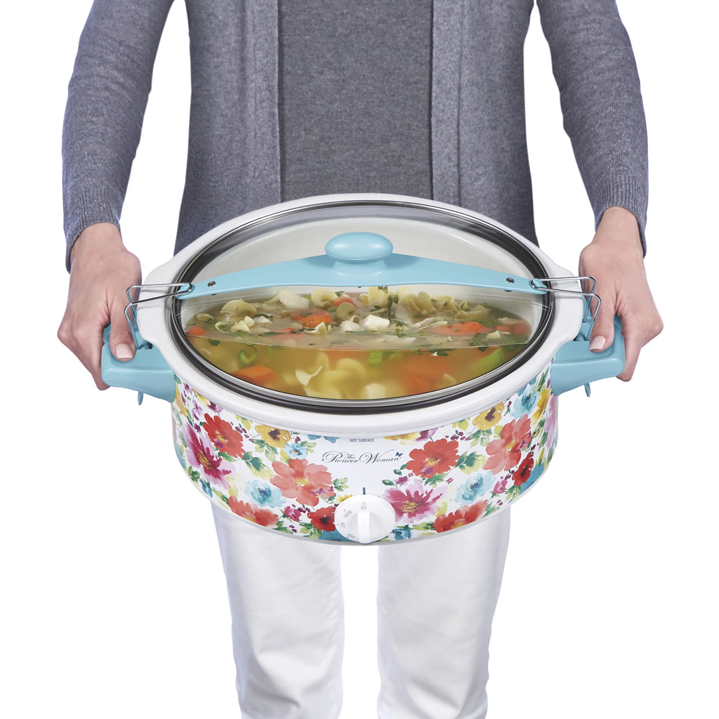Portable Slow Cooker, 6 Quart, Removable Crock I813031