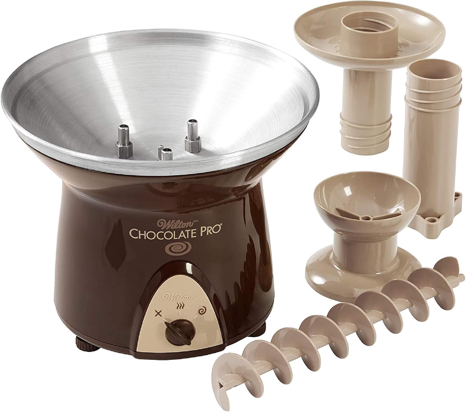 Chocolate Fountain and Fondue Fountain, 3-Tier, 16-Inches Tall, 4-lb Capacity M5320