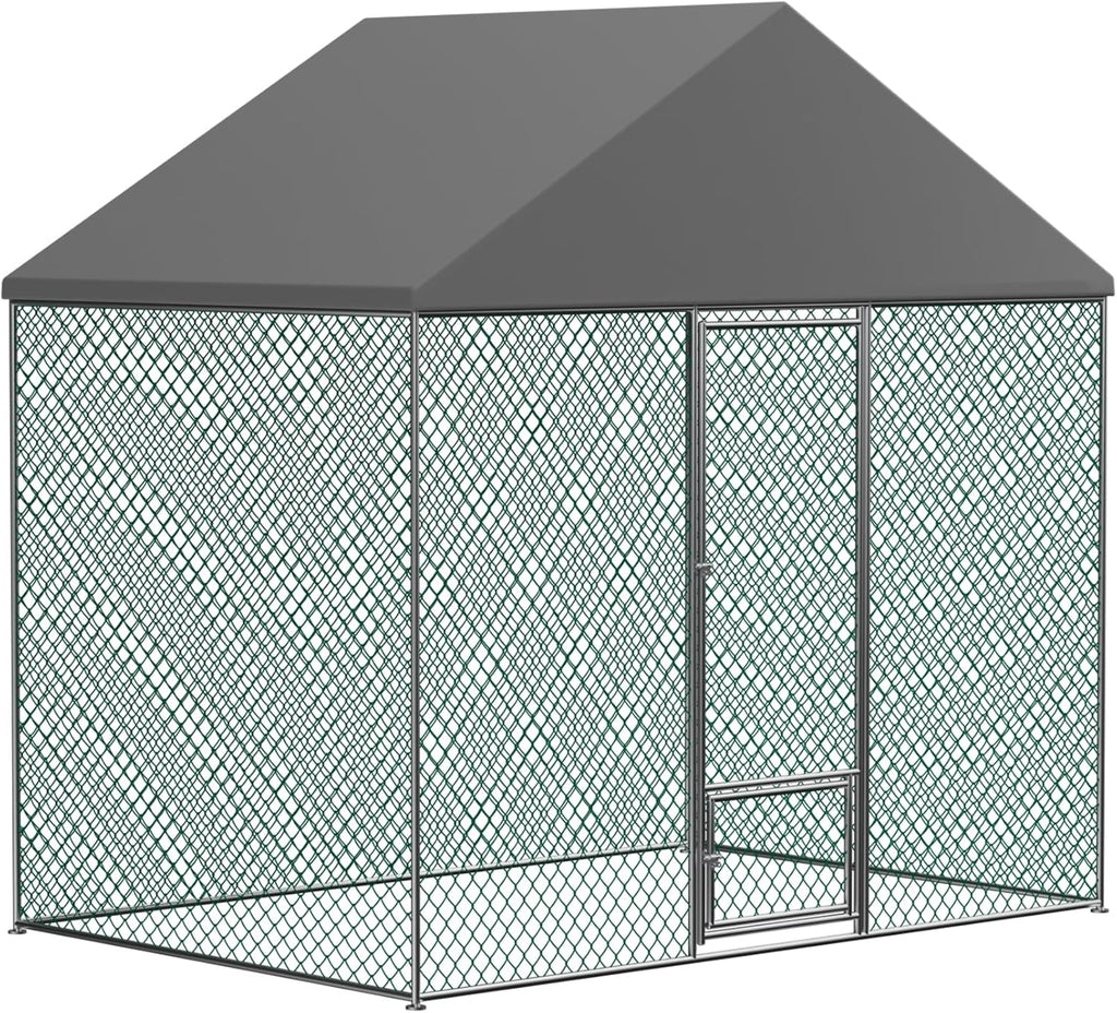 Walk-in Chicken Coop Run with Waterproof UV-Proof Cover M5799