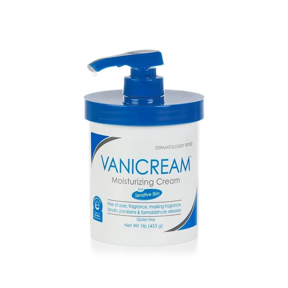 Daily Moisturizing Cream with Pump, 16 oz (Pack of 2) V9124