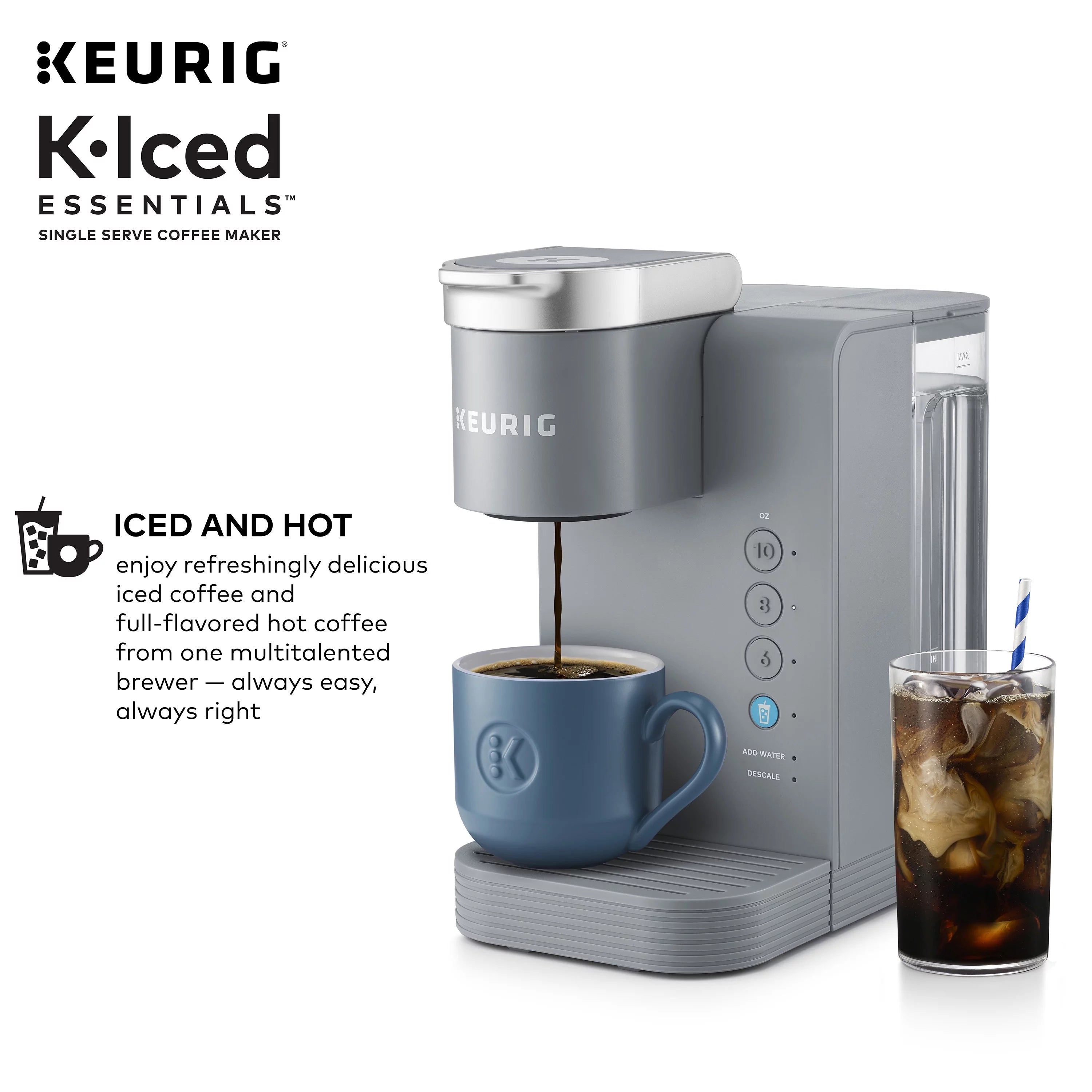 Iced and Hot Single-Serve Coffee Maker B712