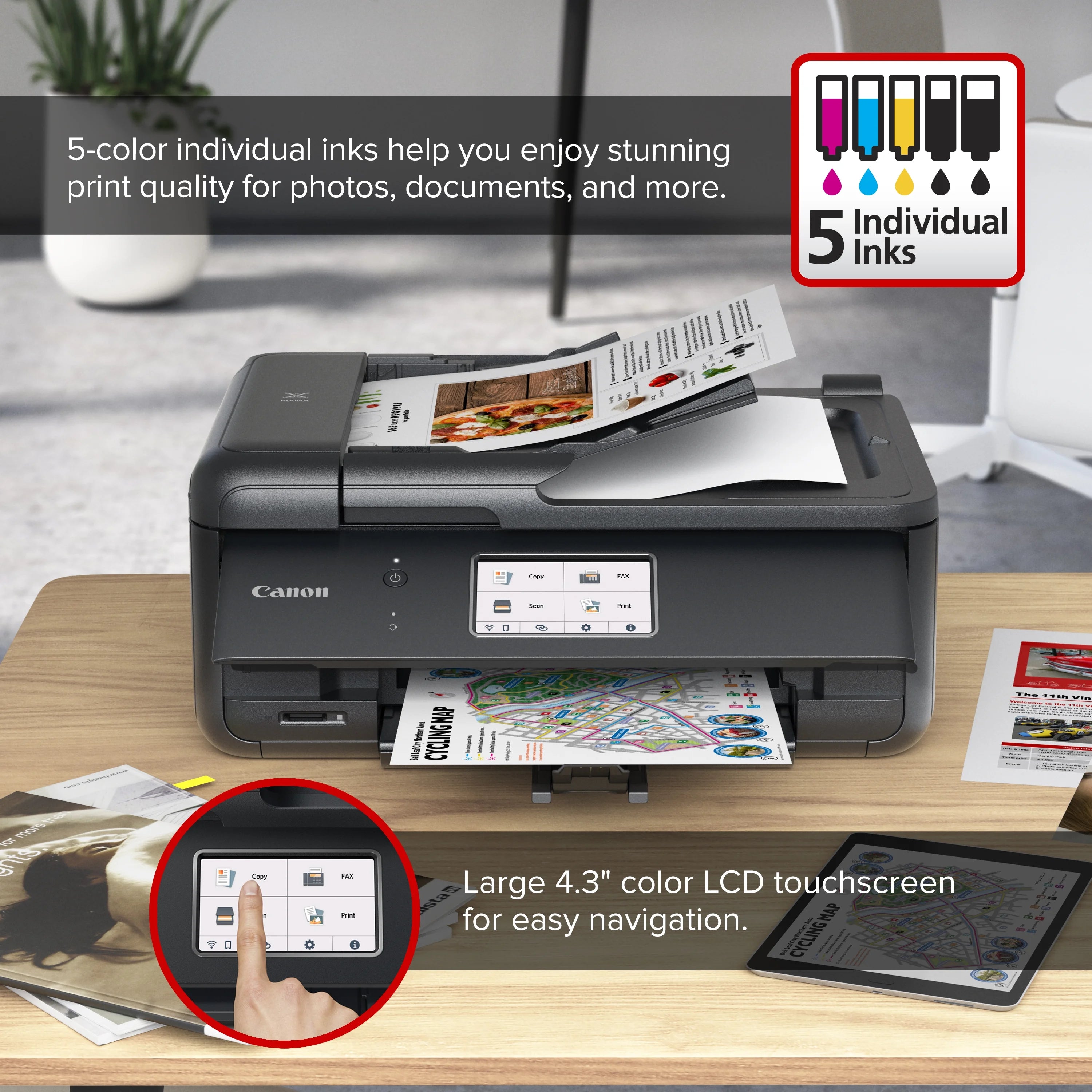 Wireless Inkjet All-In-One Printer V819