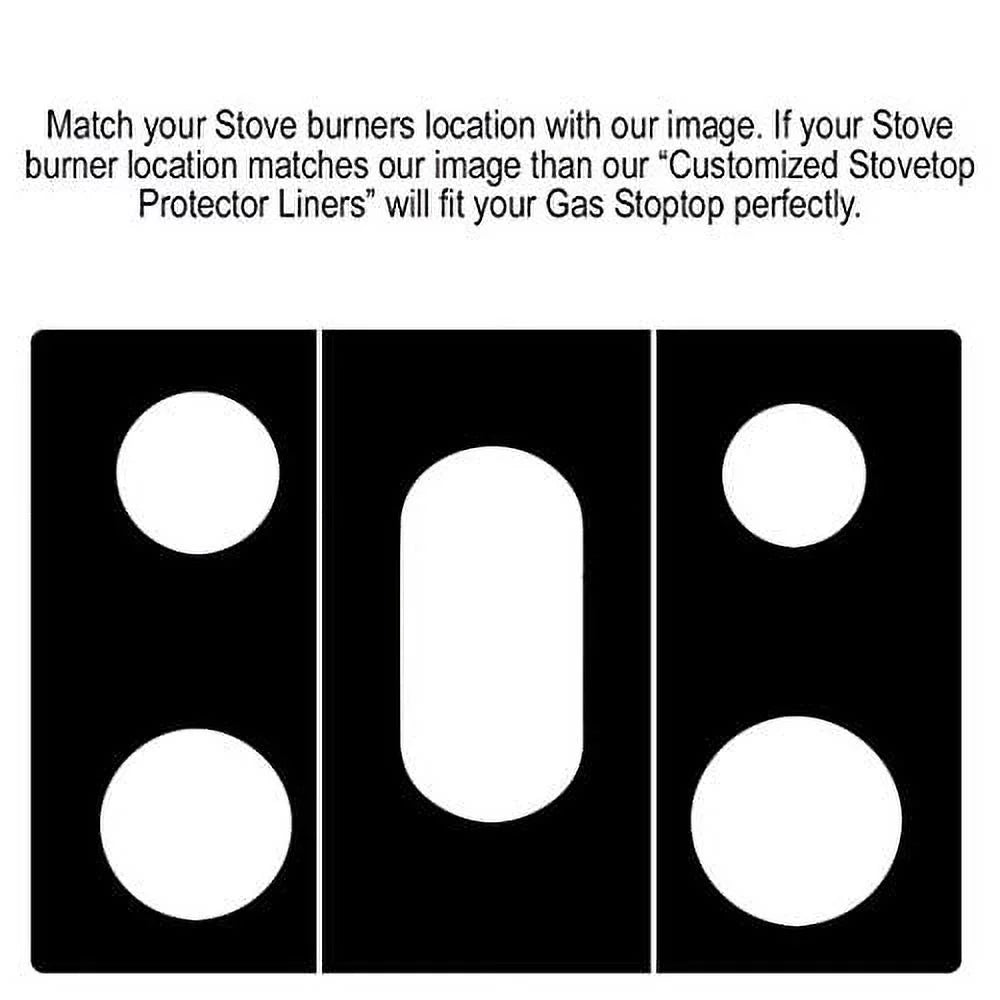 Stove Protector Liners for Gas Ranges, Easy Cleaning C5234