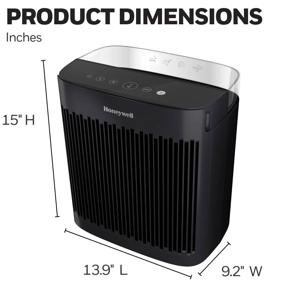 HEPA Air Purifier for Allergen, Smoke, Pollen, Dust Reduction V410