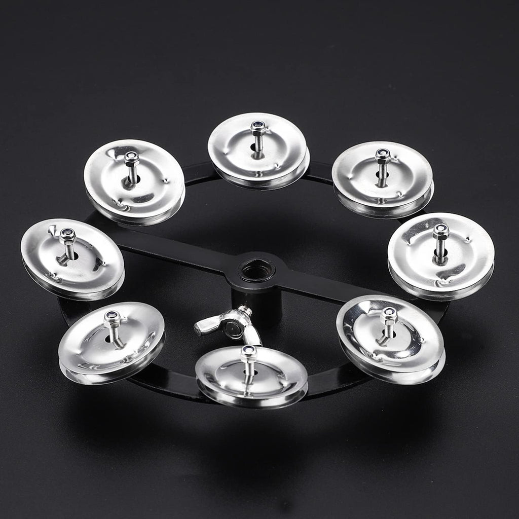 5.5" Mountable Hi-hat Tambourine with 8-Pair Steel Jingles U510