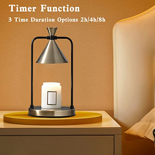 Candle Warmer Lamp with Timer, Dimmable Electric Light for Home Decor W66572