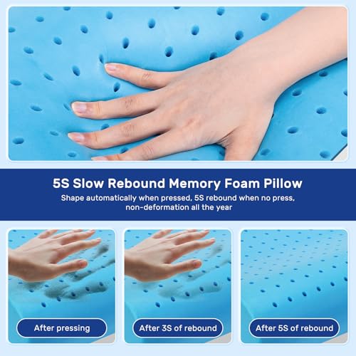 Contour Memory Foam Neck Pillow for Sleeping and Pain Relief X65276