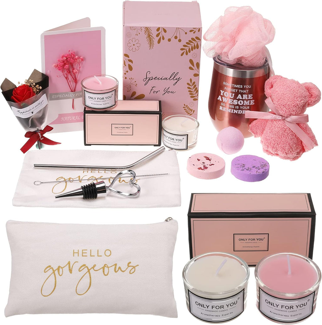 Relaxing Spa Gift Box Basket for Women Mom Sister S377816
