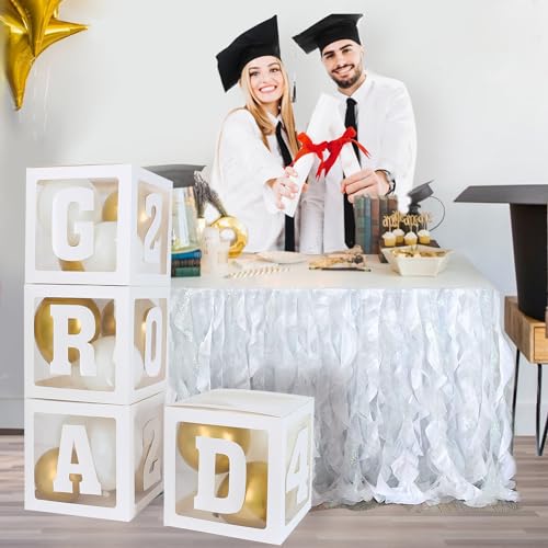 Graduation Balloon Boxes with 2024 Decorations for Party N843061