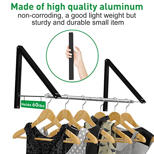 Wall Mounted Folding Drying Rack for Laundry Room Y65298