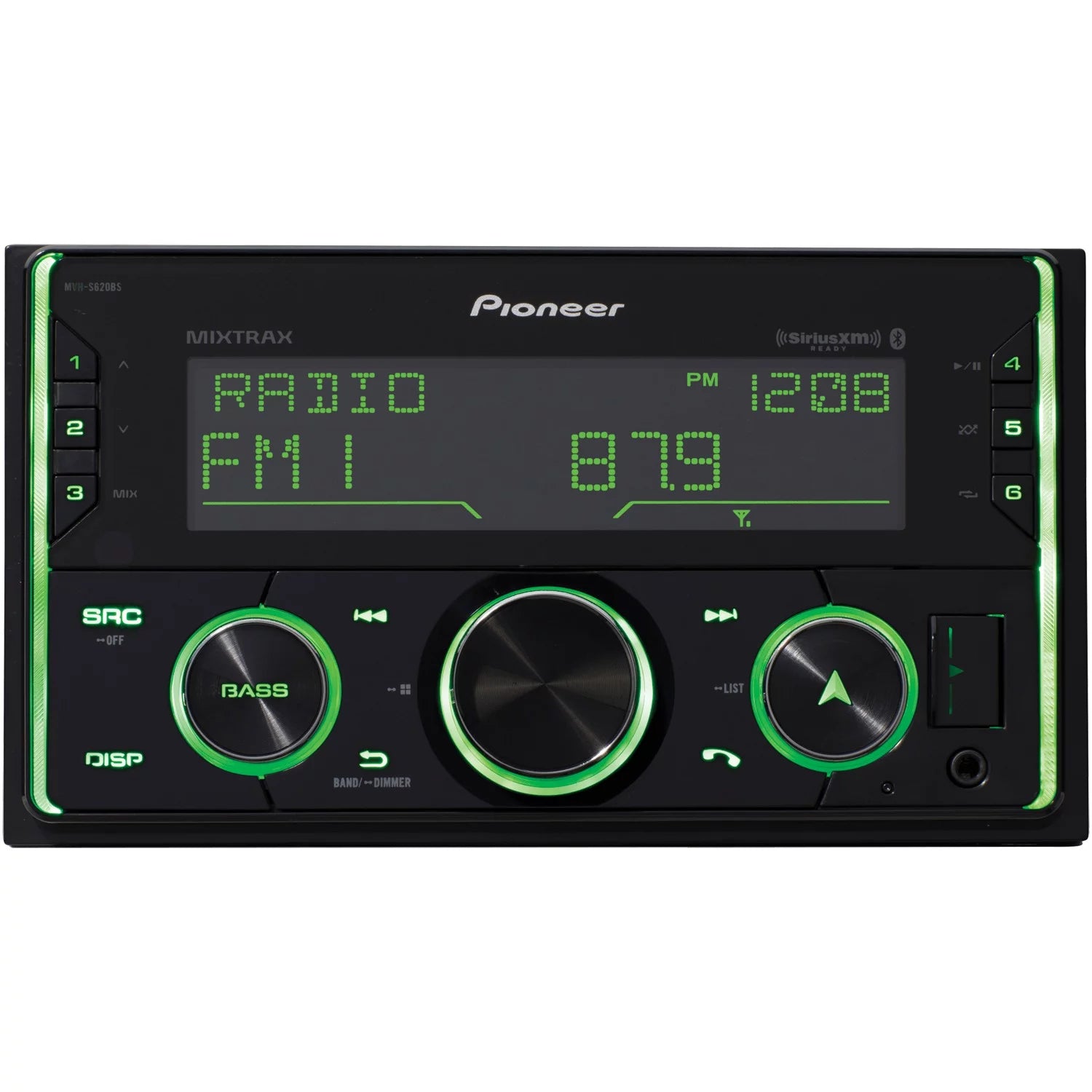 Double-DIN Digital Media Receiver with Bluetooth and SiriusXM Ready H73595