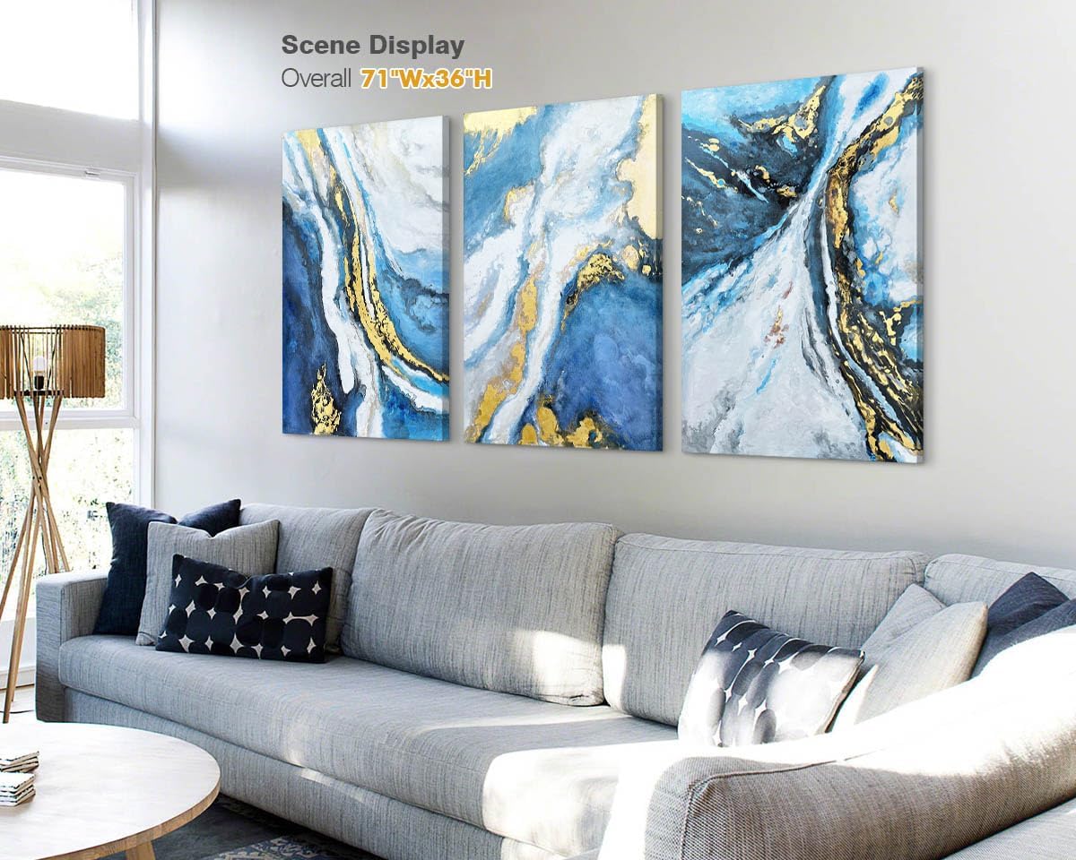 Large Abstract Canvas Wall Art for Living Room Bedroom Decor Q618619