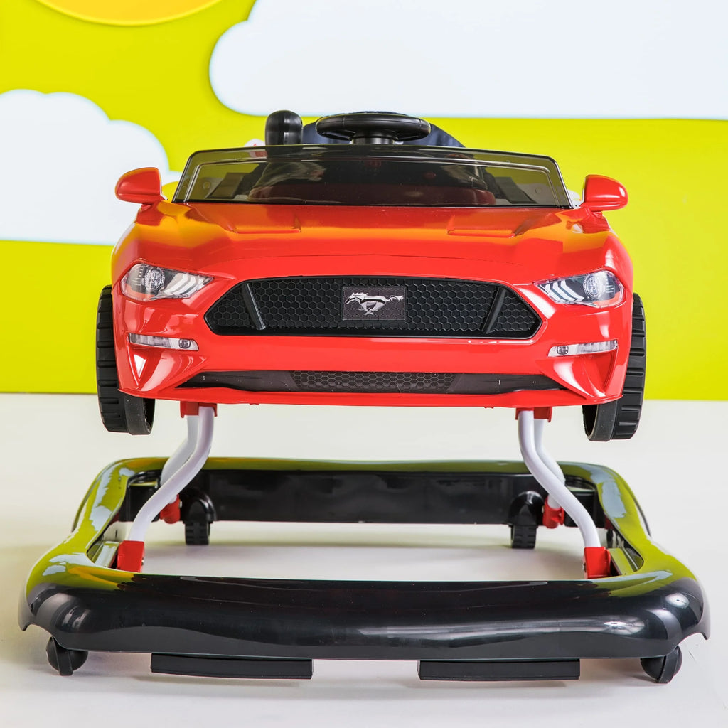 4-in-1 Adjustable Baby Walker with Removable Steering Wheel R395
