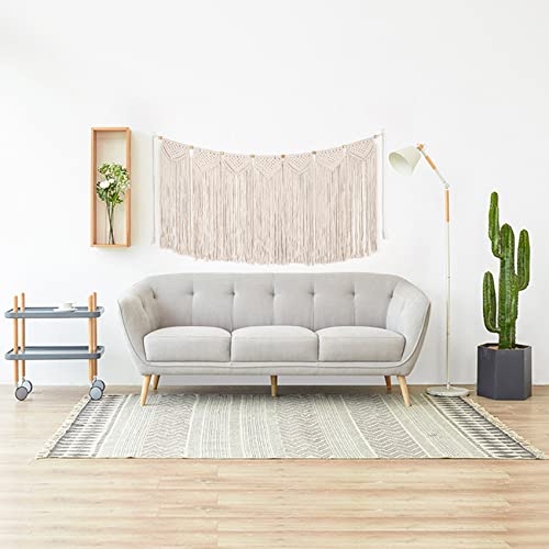 Macrame Curtain Valance for Bedroom Livingroom Kitchen Bathroom Wall Hanging F5933