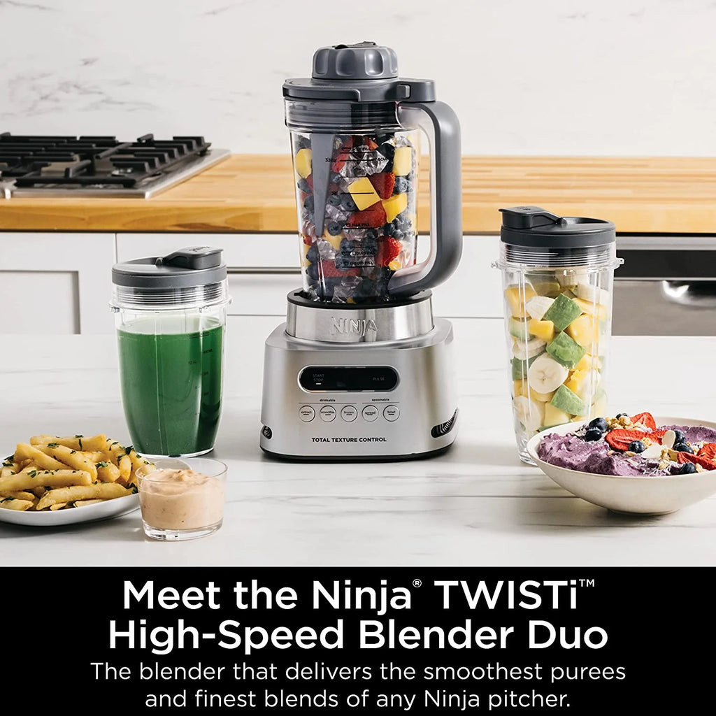 High-Speed 1600W Blender with 34-oz Pitcher and 2 To-Go Cups, Gray L730784
